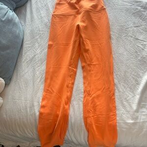 Lululemon Bright Orange Athletic Pants